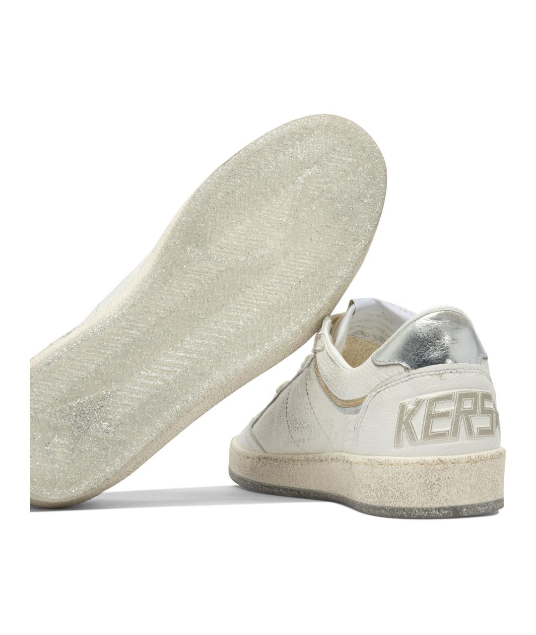 GOLDEN GOOSE DELUXE BRAND Белые кожаные кеды, фото 5