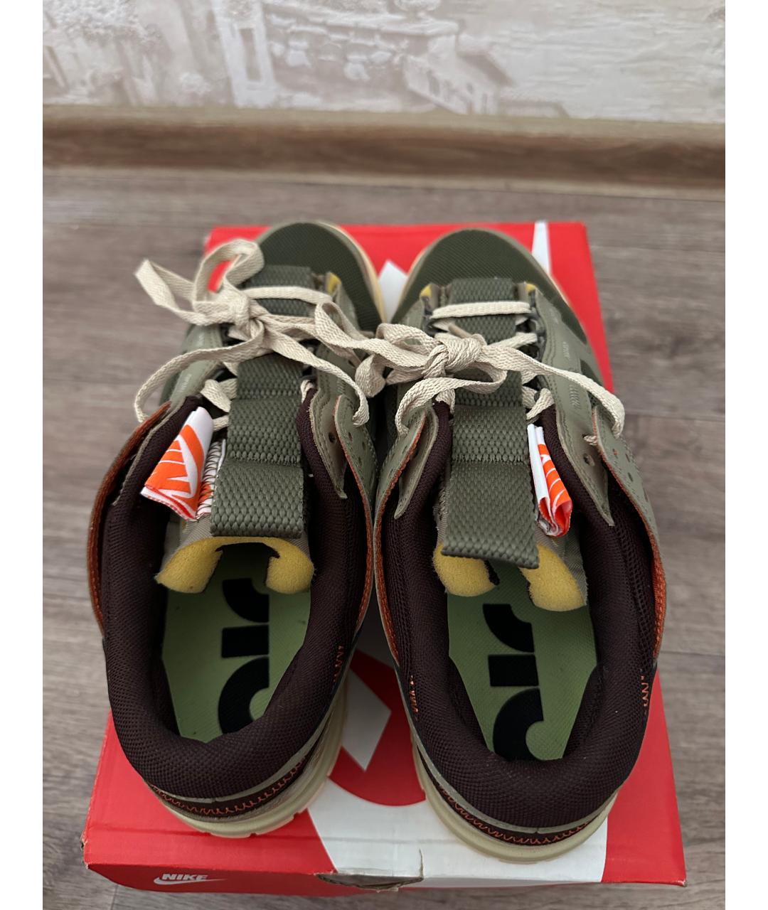 NIKE Хаки низкие кроссовки / кеды, фото 3