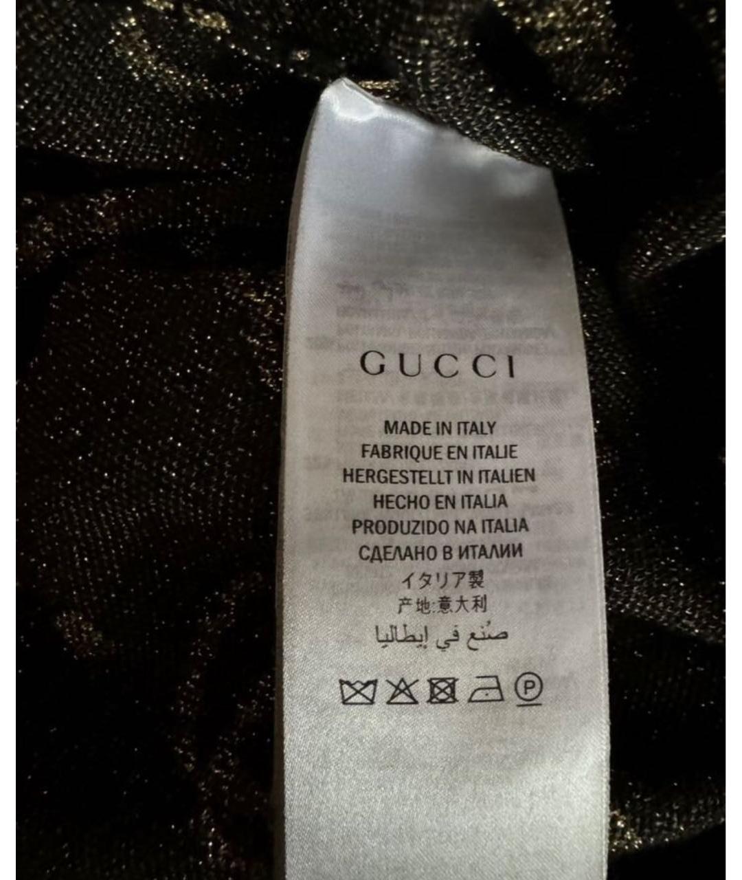 GUCCI Черный шерстяной кардиган, фото 6