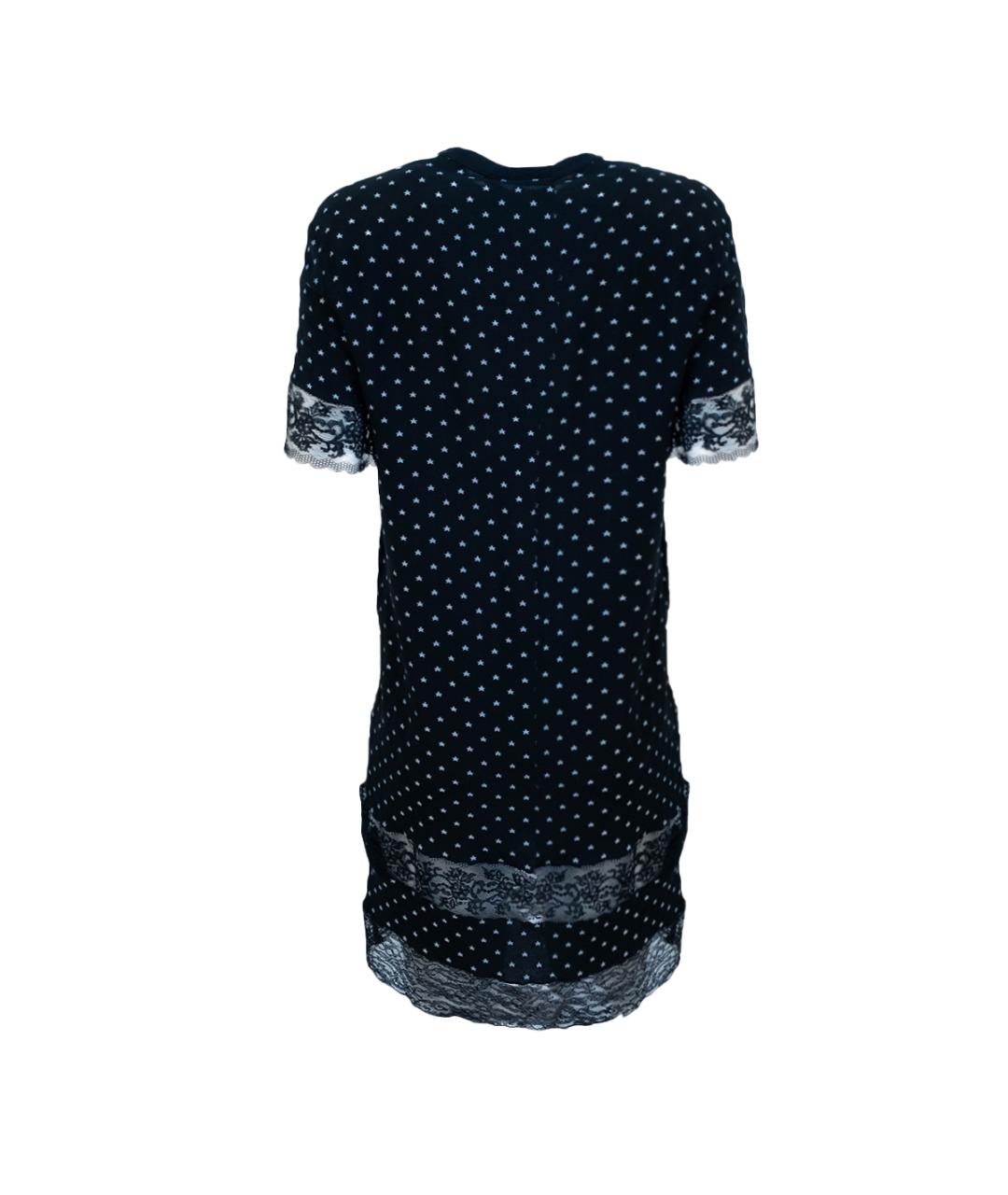GIVENCHY Черное шелковое повседневное платье, фото 2