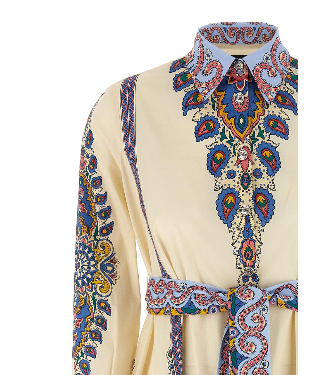 ETRO Мульти хлопковая юбка макси, фото 3