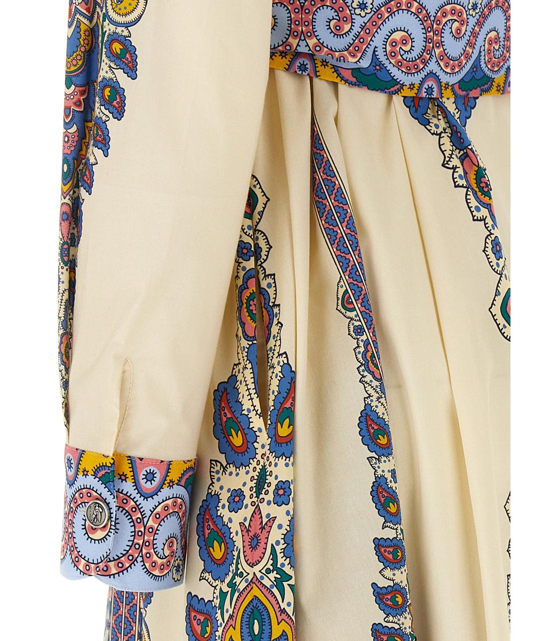 ETRO Мульти хлопковая юбка макси, фото 4