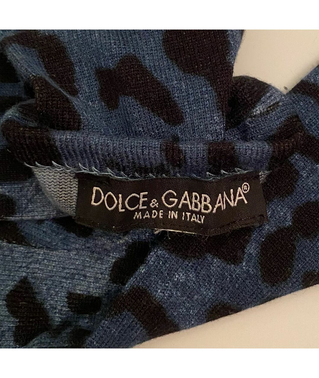 DOLCE&GABBANA Мульти шерстяные перчатки, фото 3