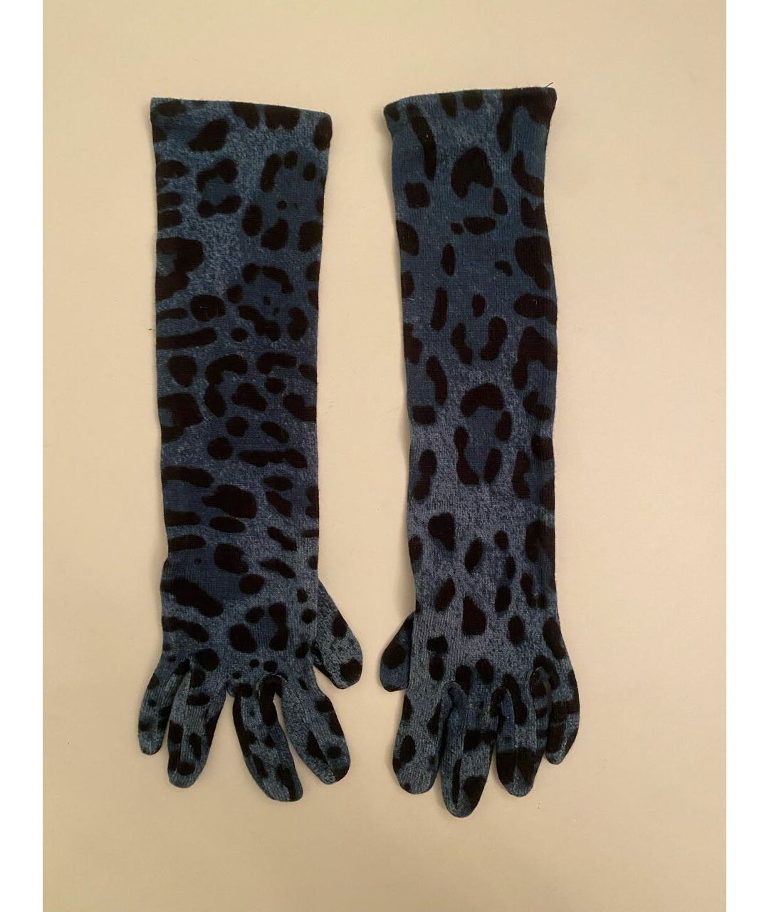DOLCE&GABBANA Мульти шерстяные перчатки, фото 4