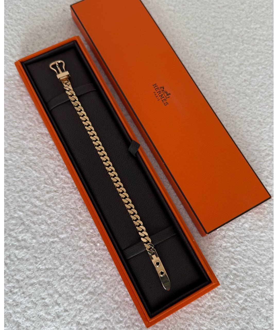 HERMES Золотой браслет из желтого золота, фото 5