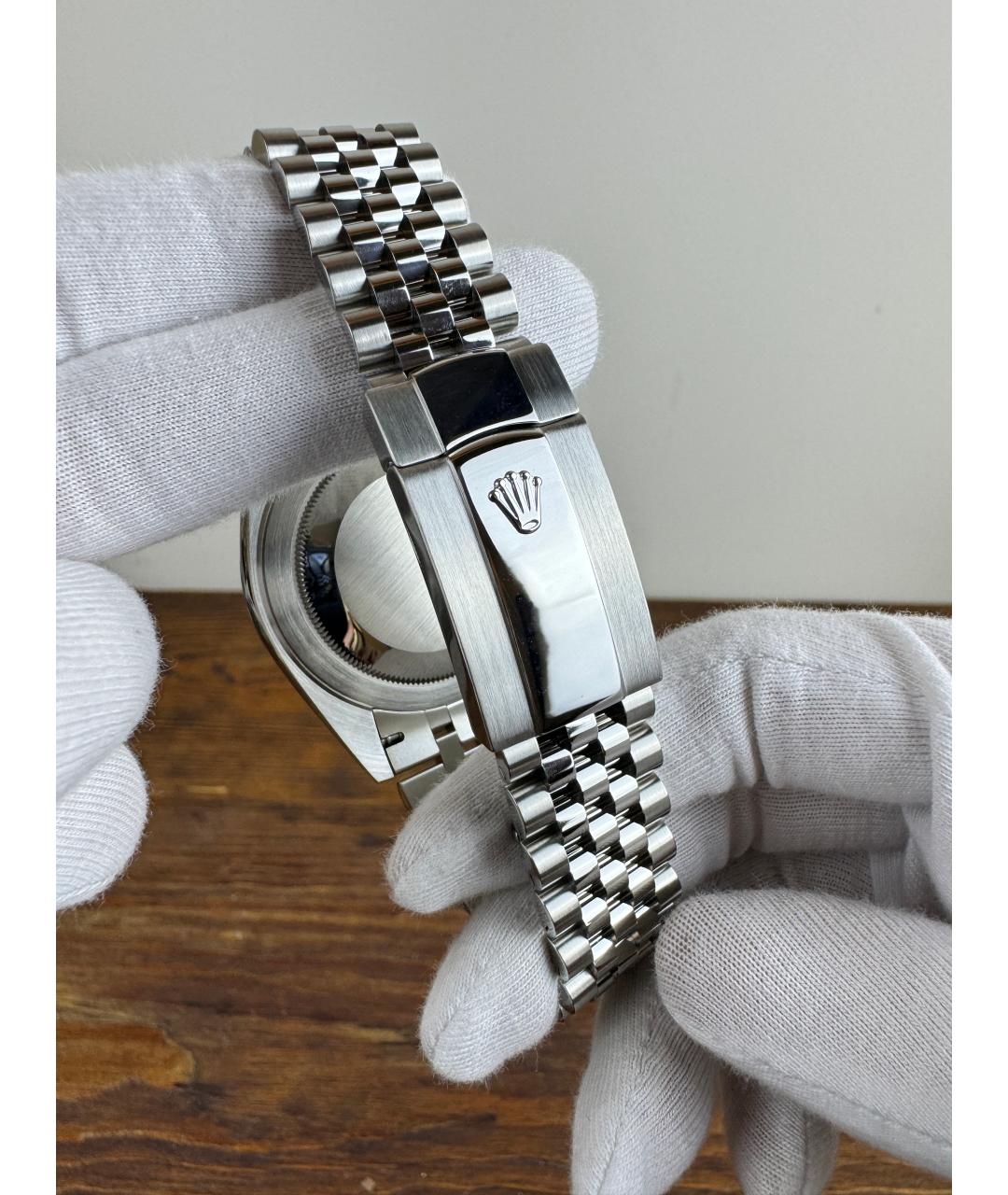ROLEX Белые часы из белого золота, фото 9