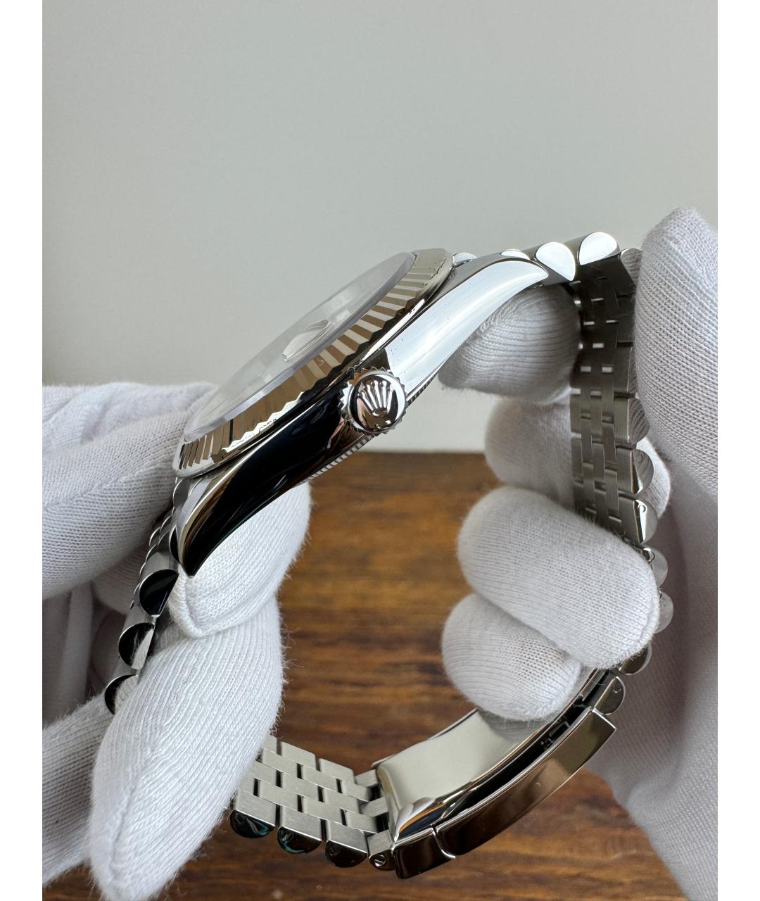 ROLEX Белые часы из белого золота, фото 7