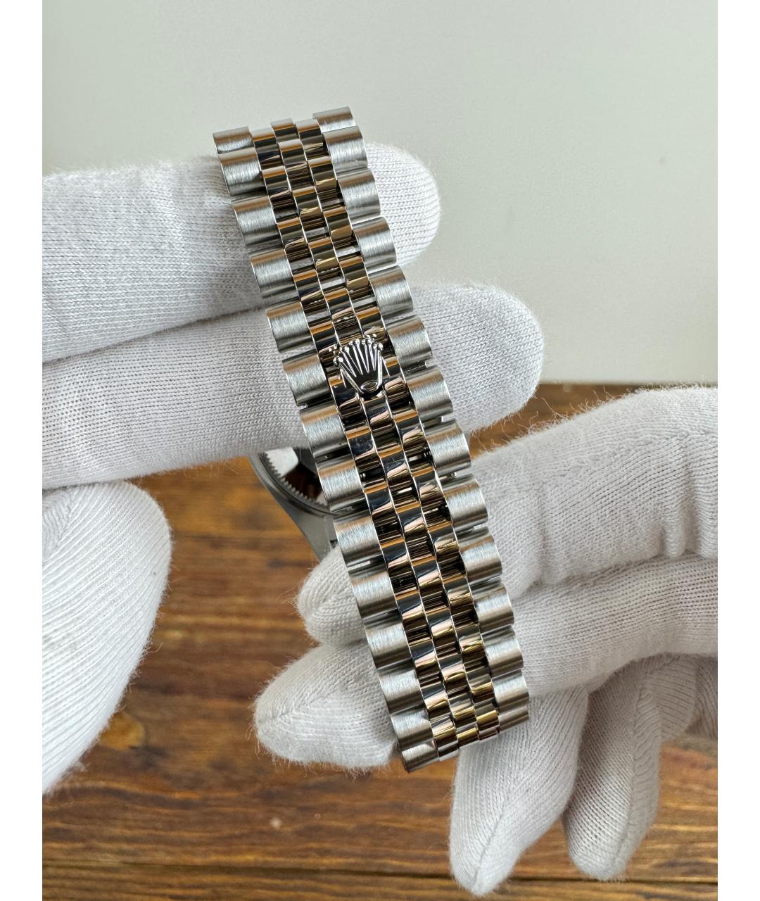 ROLEX Серебряные часы, фото 7