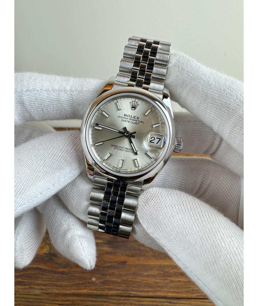 ROLEX Серебряные часы, фото 3