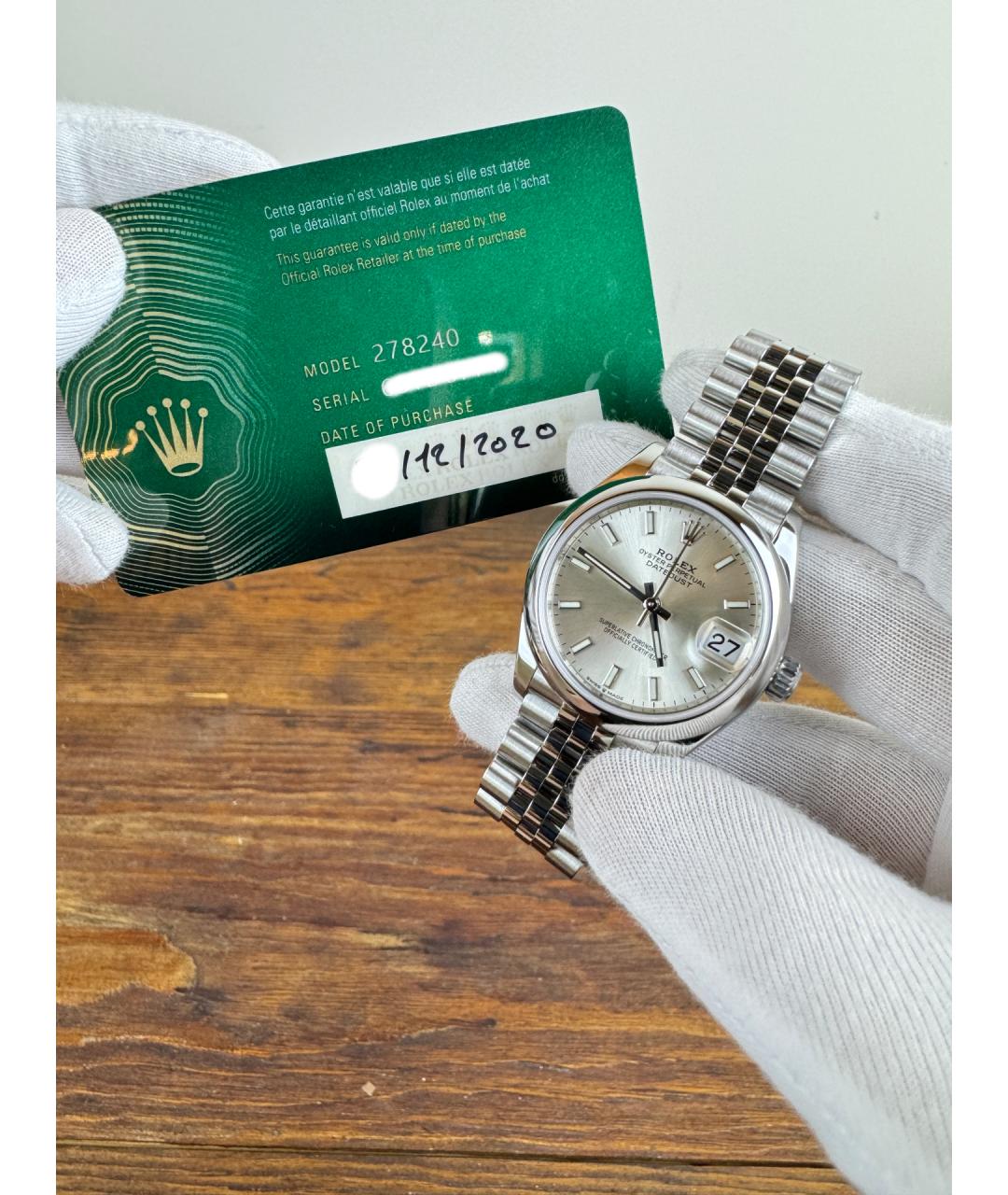ROLEX Серебряные часы, фото 2
