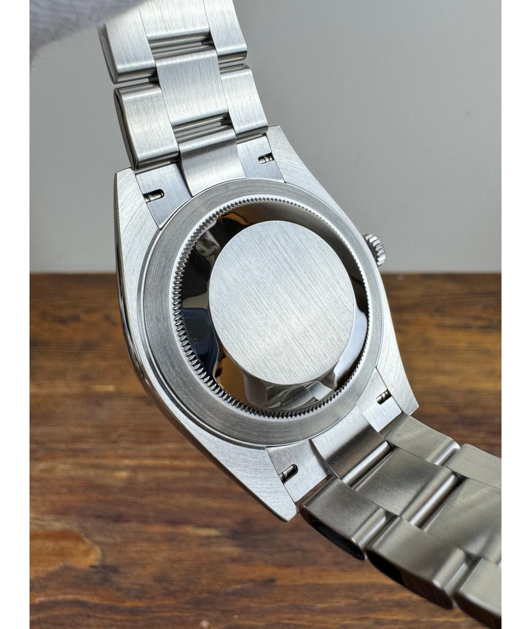 ROLEX Черные стальные часы, фото 7