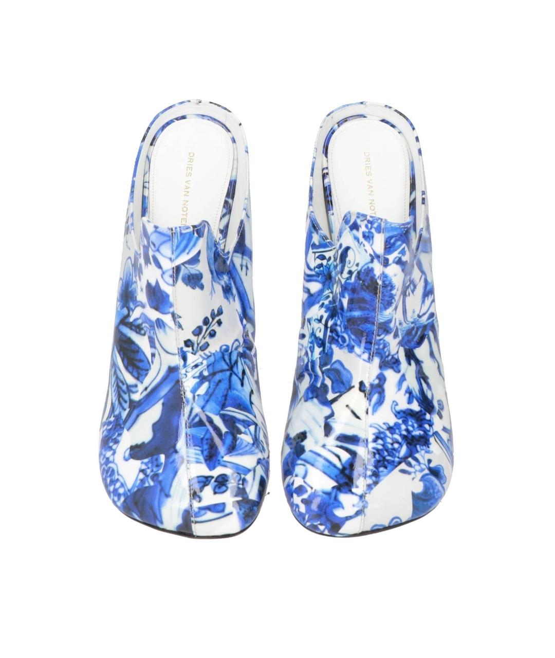 DRIES VAN NOTEN Мульти кожаные мюли, фото 3