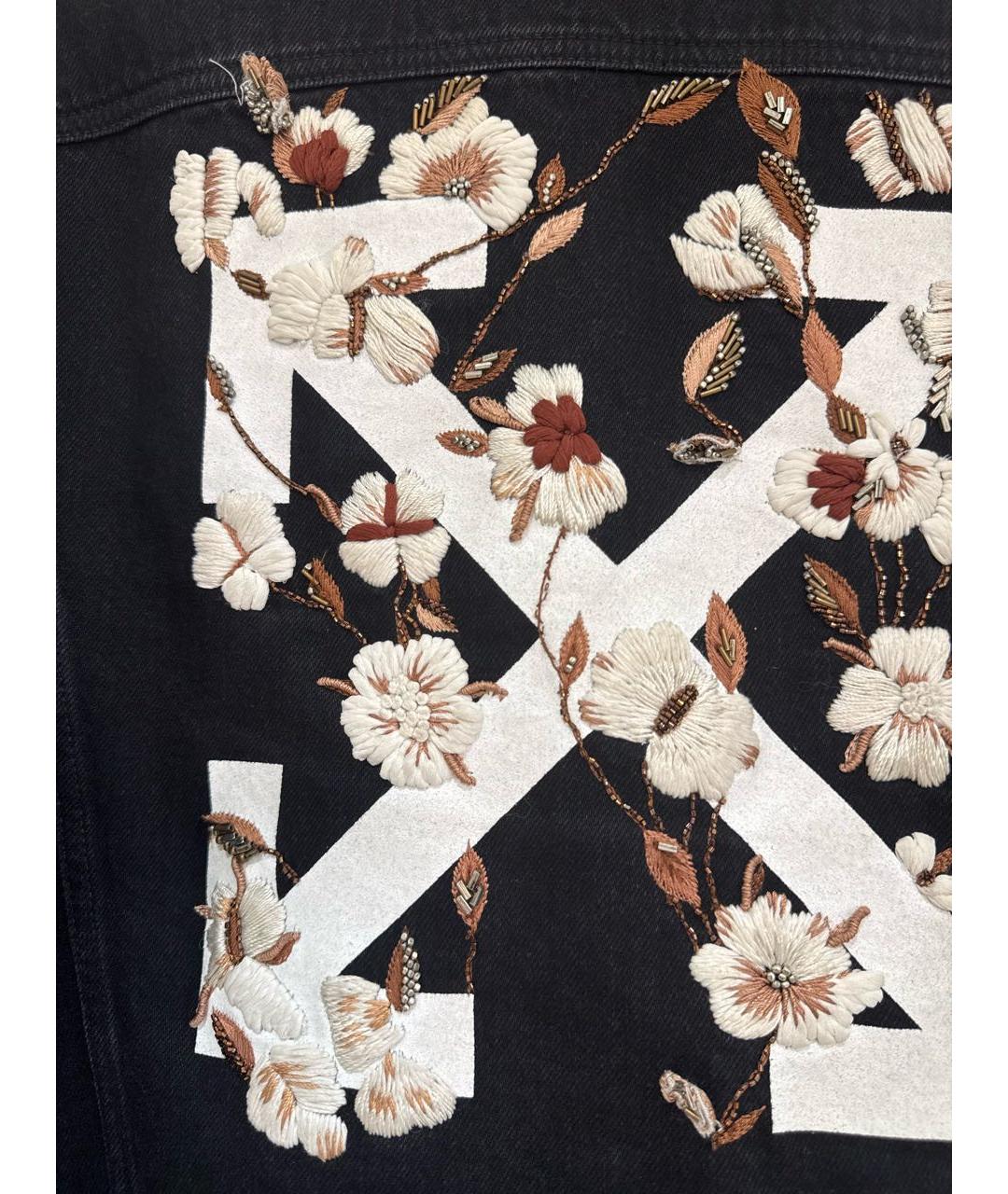 OFF-WHITE Черная хлопковая куртка, фото 5
