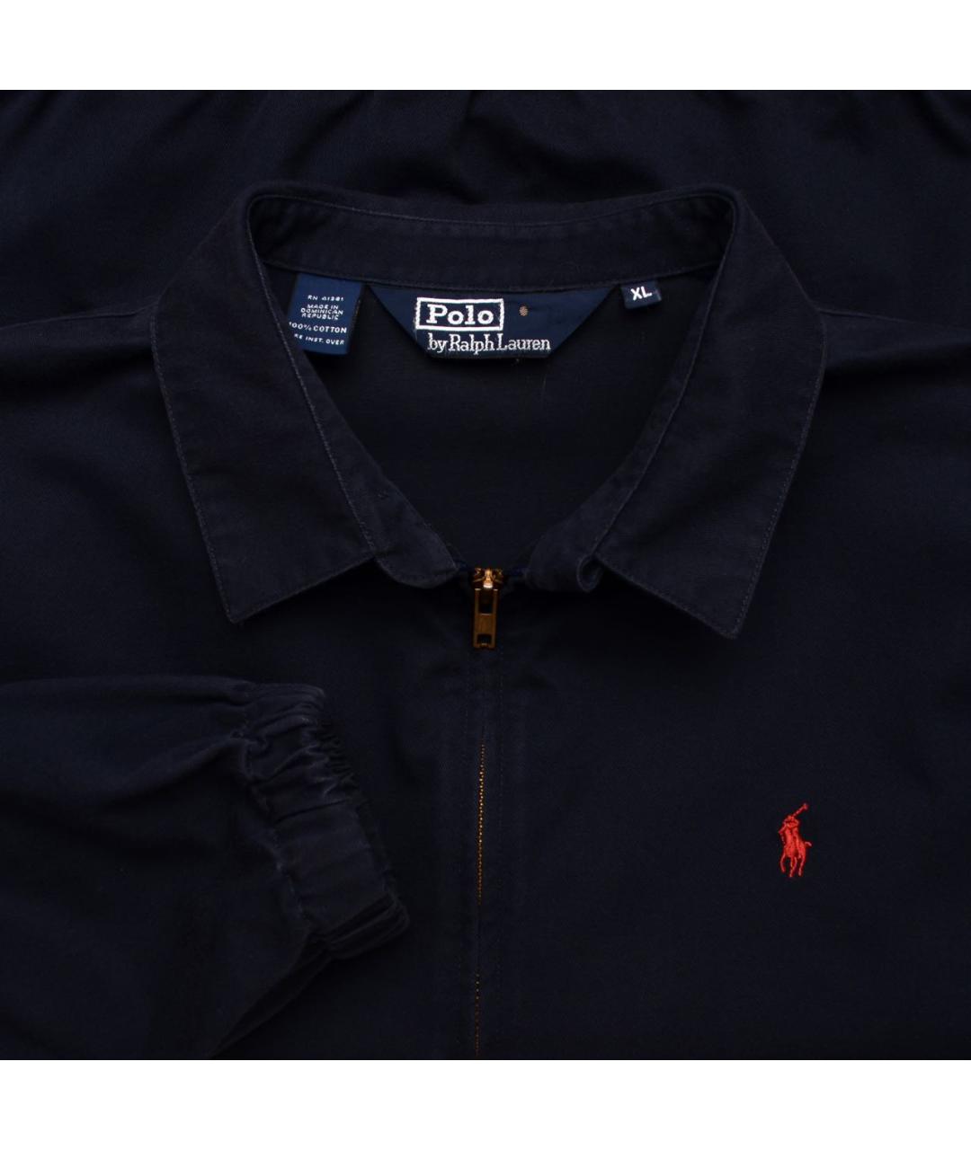 POLO RALPH LAUREN Темно-синяя хлопковая куртка, фото 4