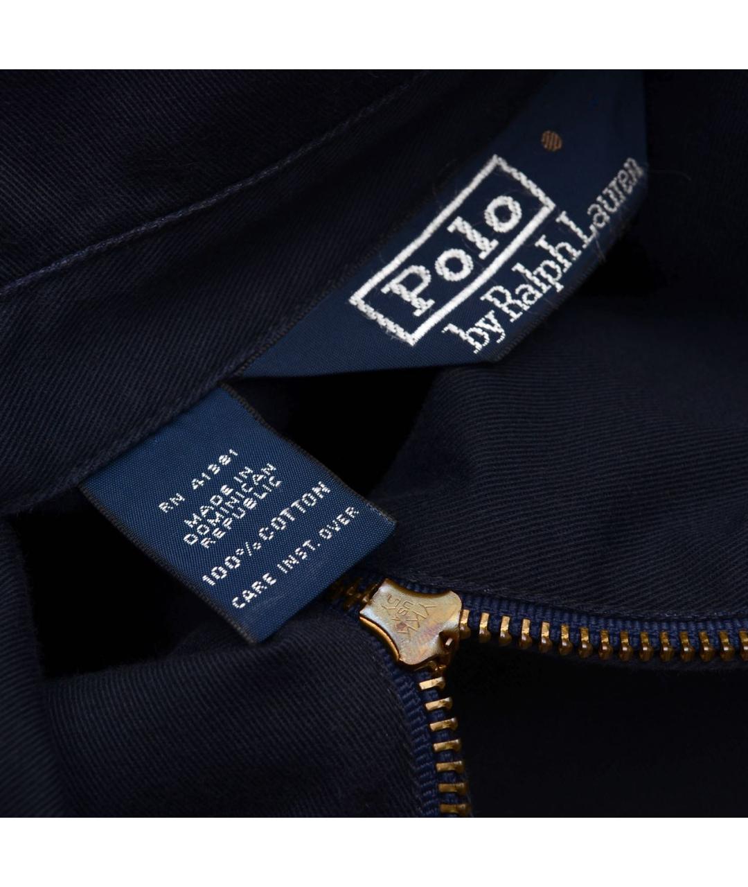 POLO RALPH LAUREN Темно-синяя хлопковая куртка, фото 6