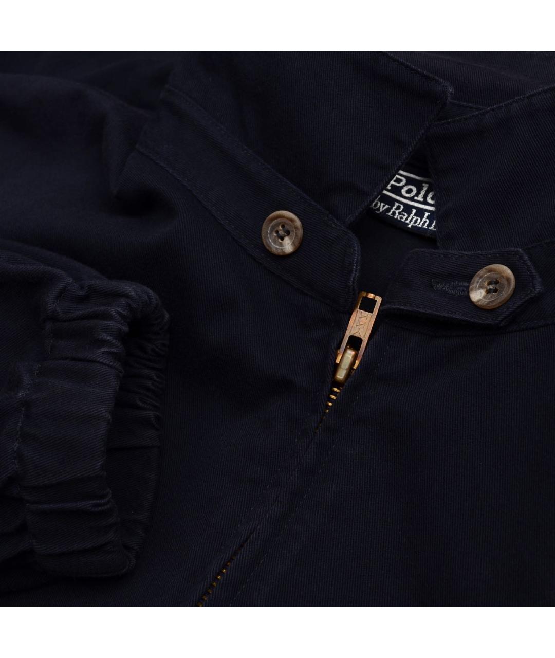 POLO RALPH LAUREN Темно-синяя хлопковая куртка, фото 5