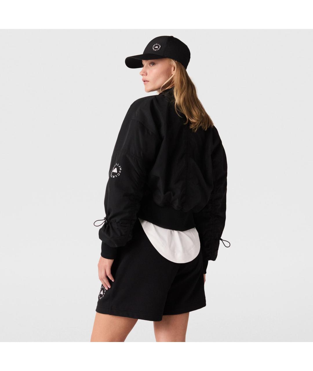 ADIDAS BY STELLA MCCARTNEY Черная полиэстеровая куртка, фото 6