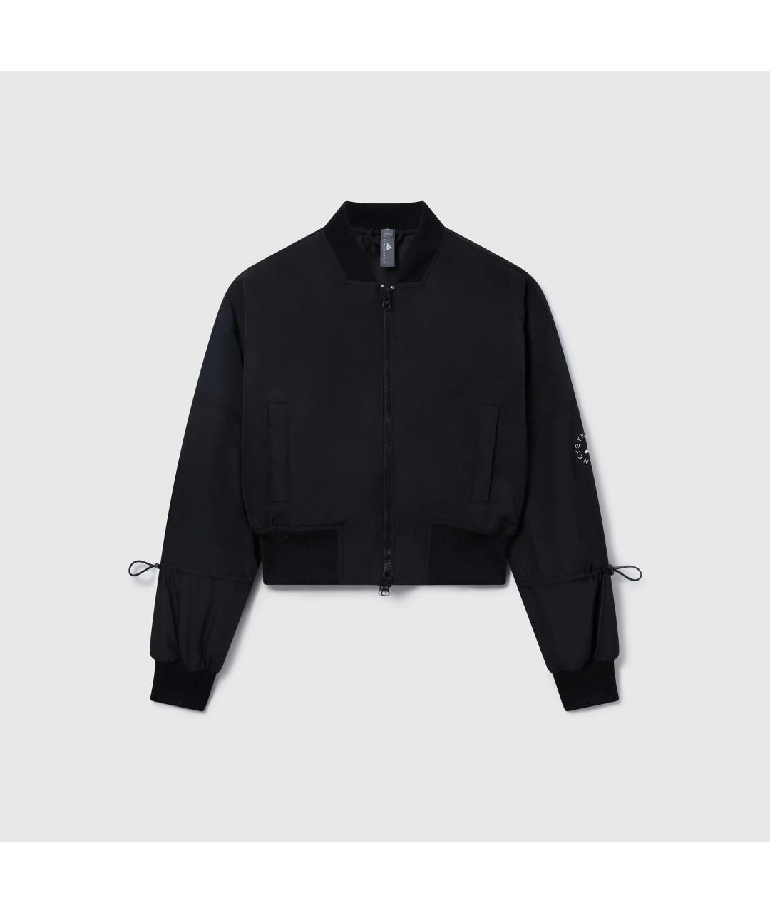 ADIDAS BY STELLA MCCARTNEY Черная полиэстеровая куртка, фото 8