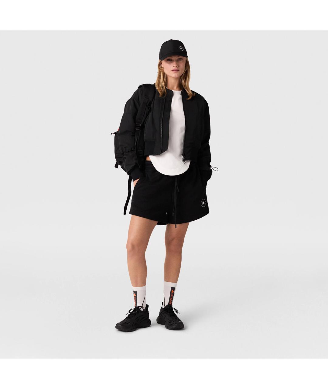 ADIDAS BY STELLA MCCARTNEY Черная полиэстеровая куртка, фото 5