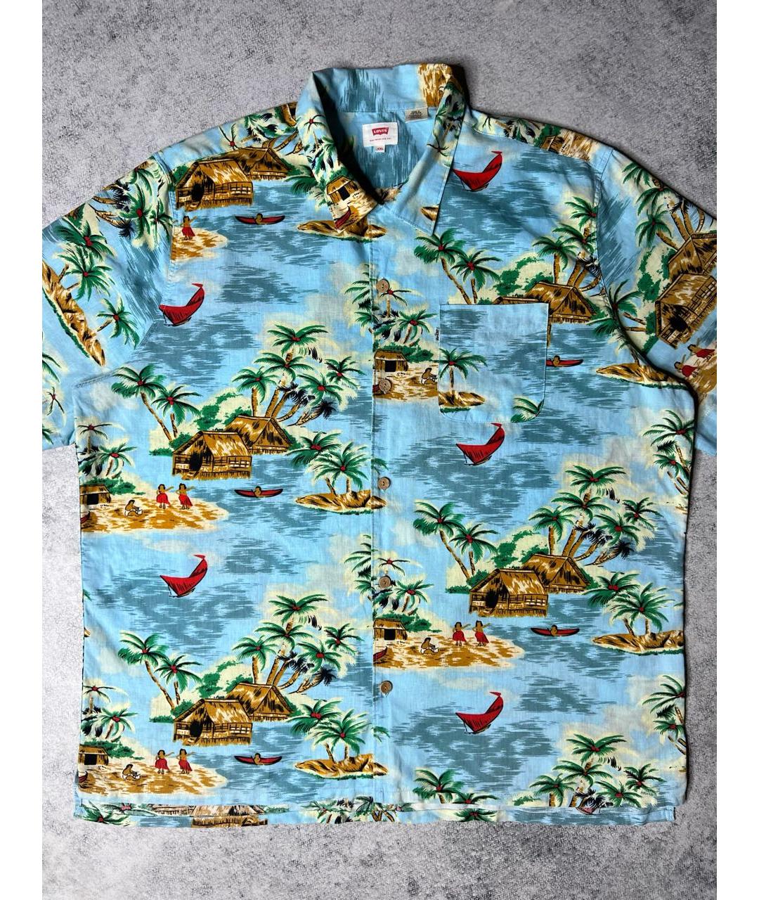 LEVI'S Мульти льняная кэжуал рубашка, фото 2