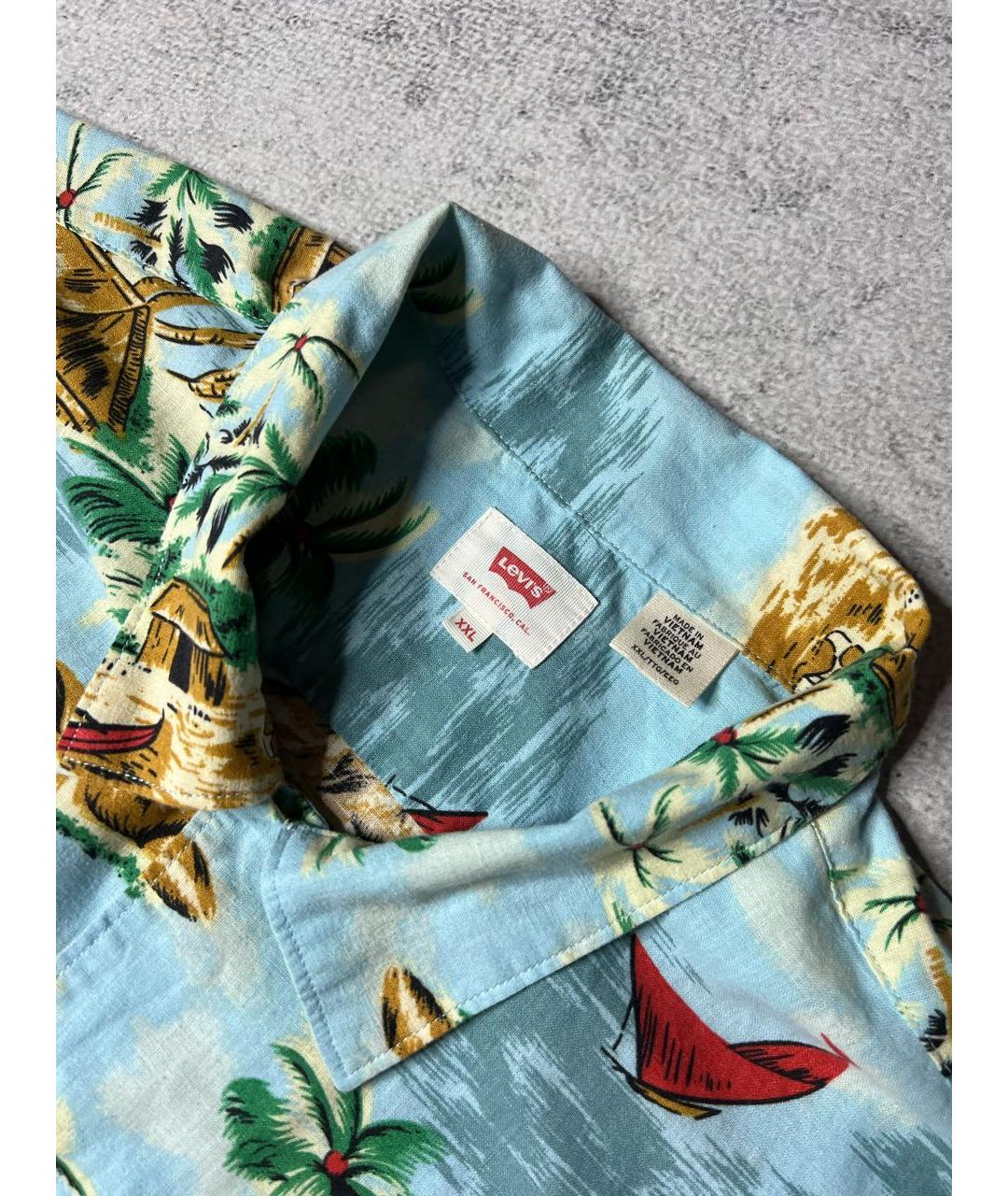 LEVI'S Мульти льняная кэжуал рубашка, фото 5