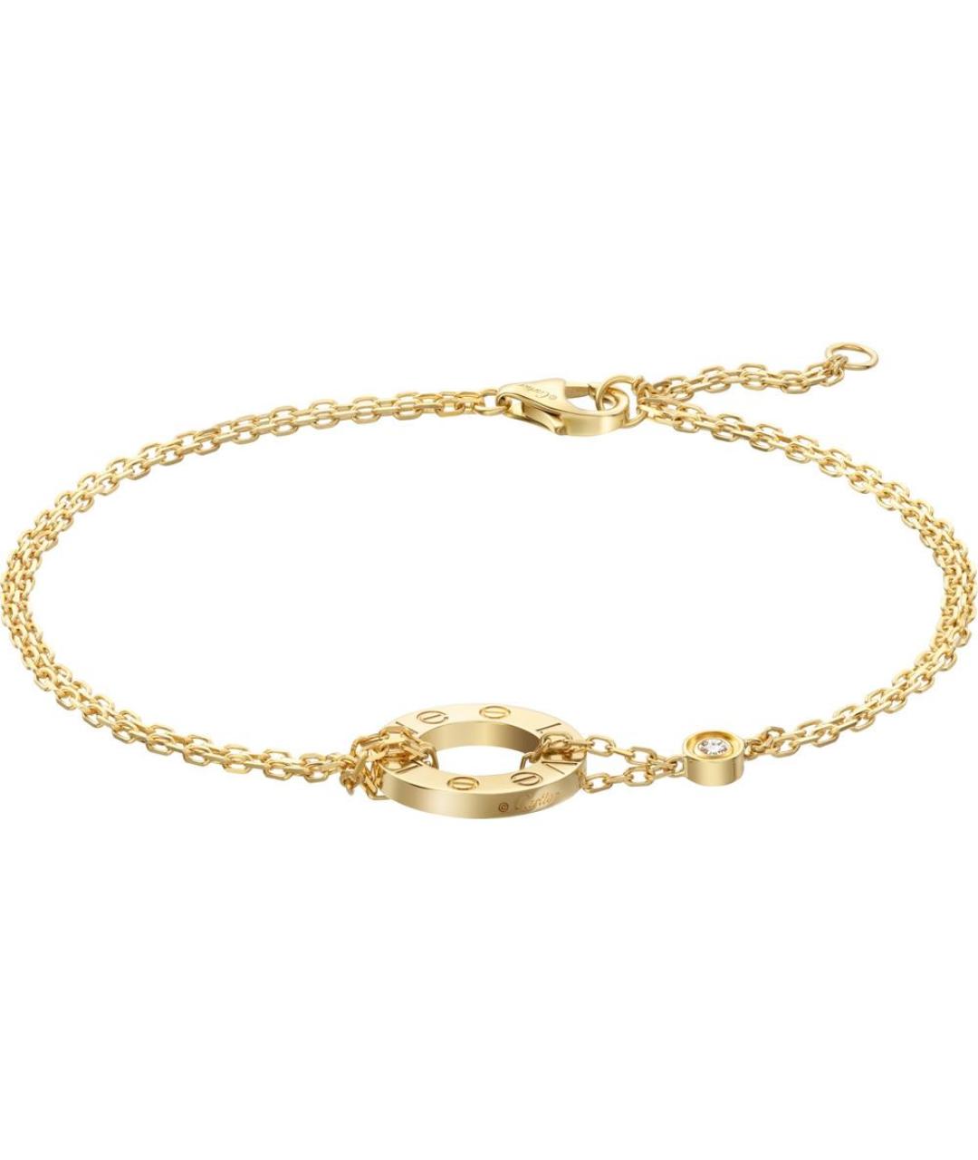 CARTIER Желтый браслет из желтого золота, фото 2