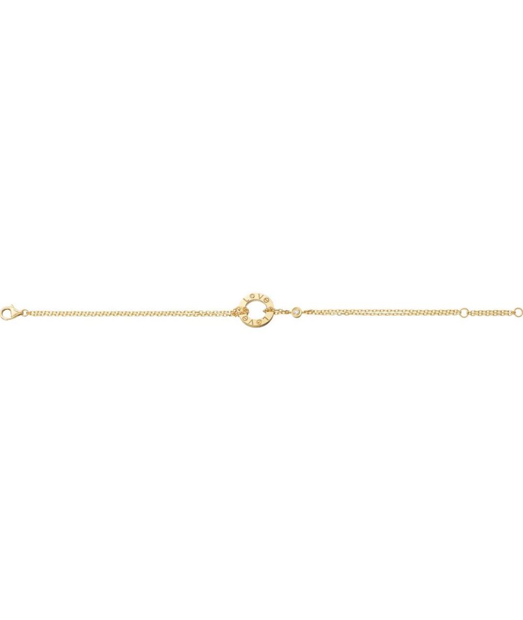 CARTIER Желтый браслет из желтого золота, фото 1