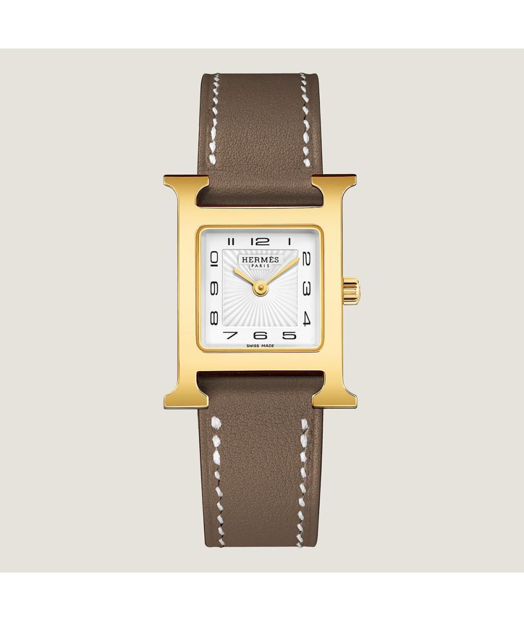 HERMES Золотые часы из желтого золота, фото 8