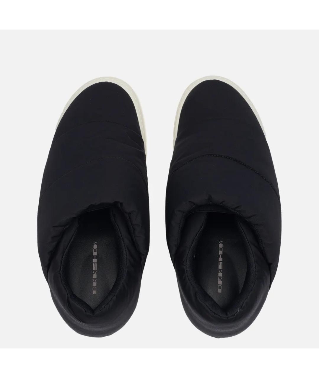 RICK OWENS Черные кеды, фото 4