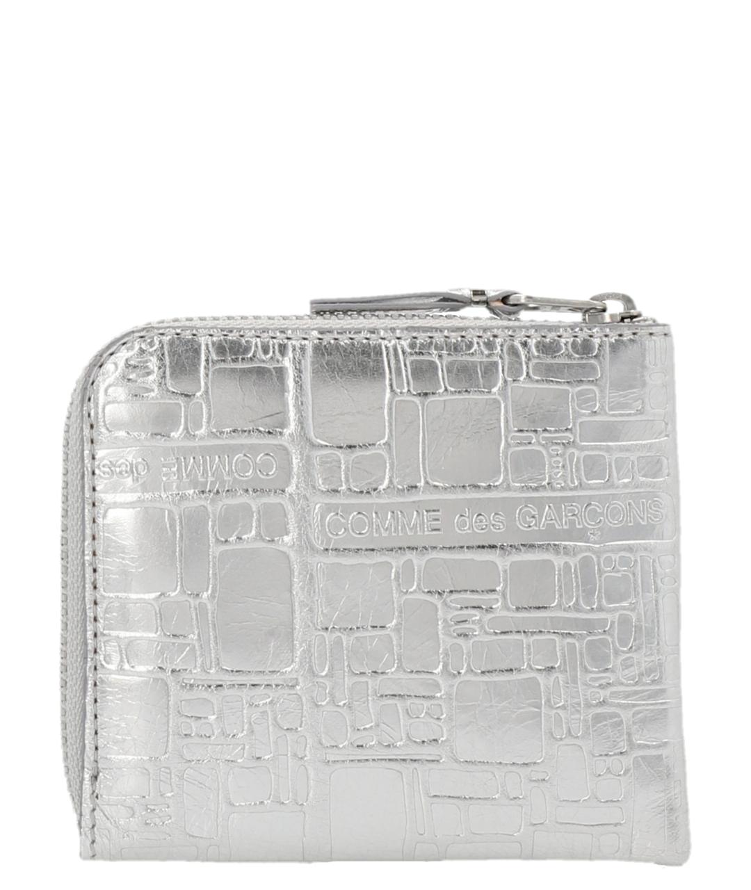COMME DES GARÇONS WALLET Серебрянный кожаный кошелек, фото 2