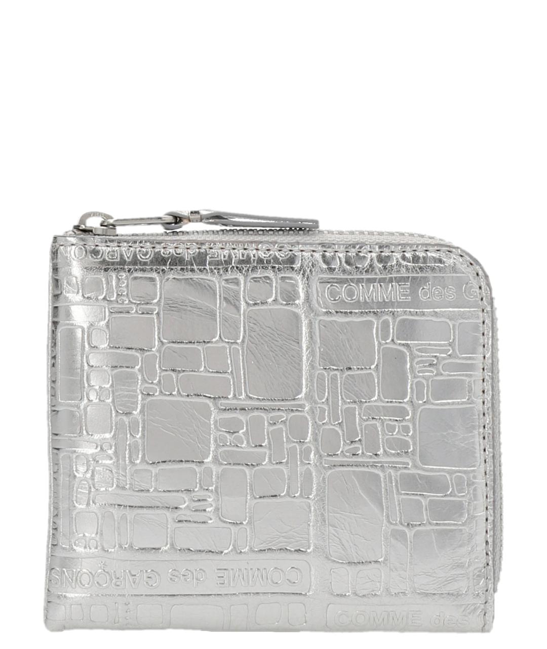 COMME DES GARÇONS WALLET Серебрянный кожаный кошелек, фото 1