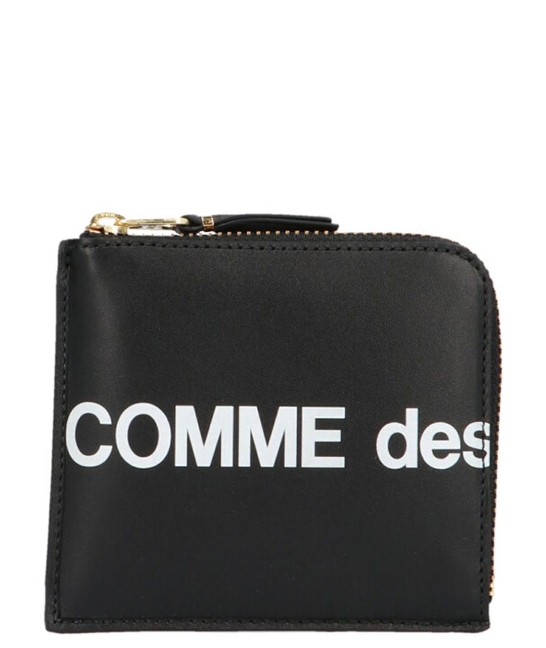 COMME DES GARÇONS WALLET Черный кожаный кошелек, фото 1