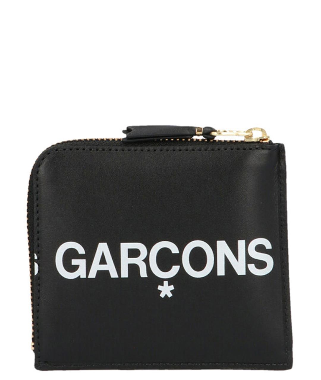 COMME DES GARÇONS WALLET Черный кожаный кошелек, фото 2