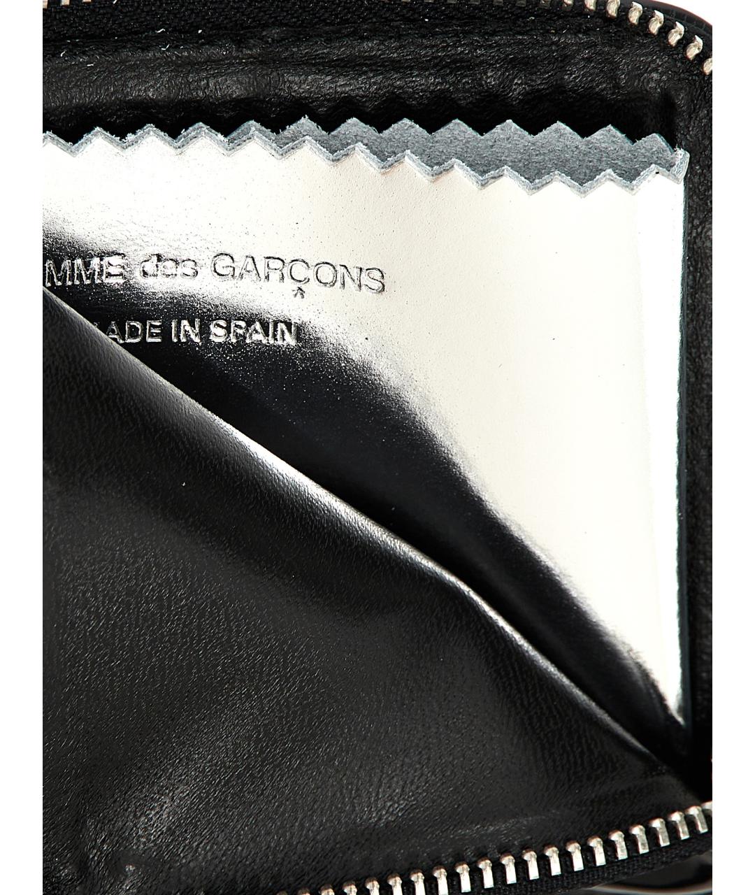 COMME DES GARÇONS WALLET Черный кожаный кошелек, фото 3
