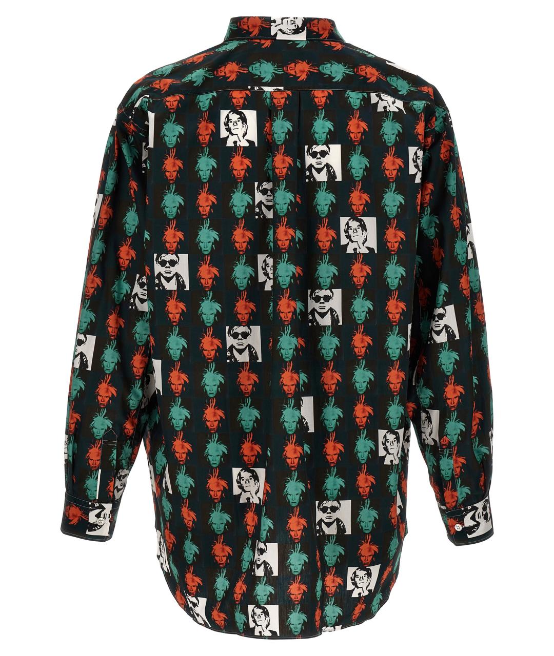 COMME DES GARÇONS SHIRT Мульти хлопковая кэжуал рубашка, фото 2