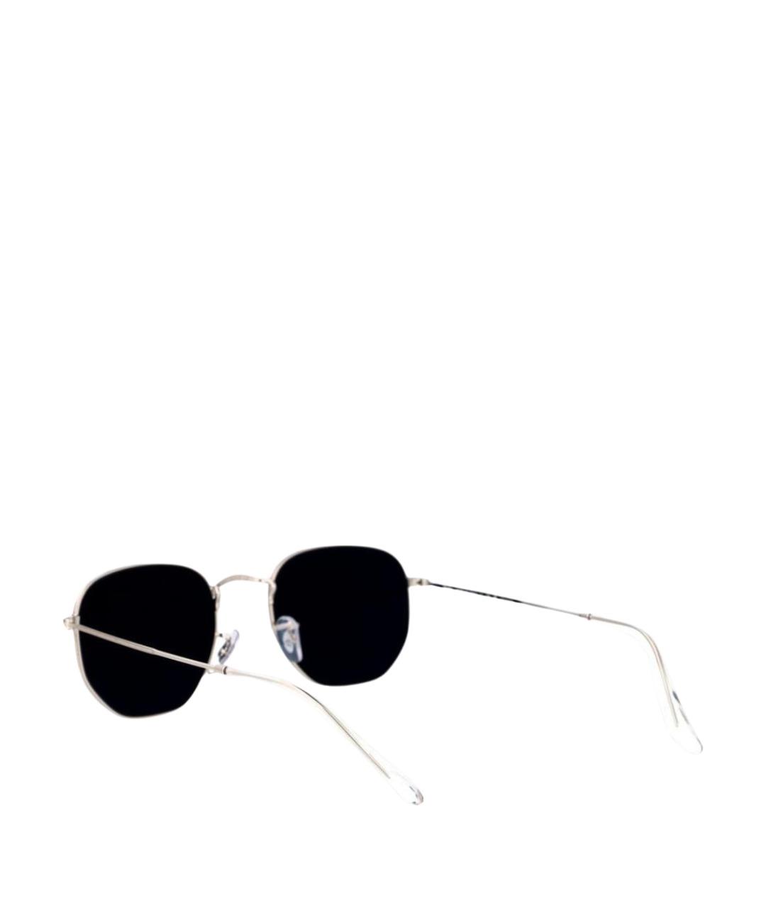RAY BAN Серебряные солнцезащитные очки, фото 3