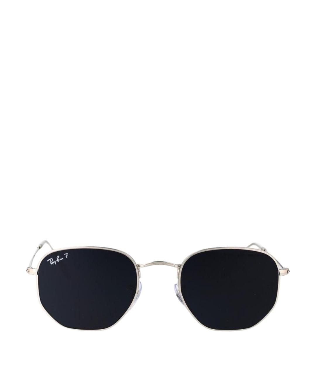 RAY BAN Серебряные солнцезащитные очки, фото 2