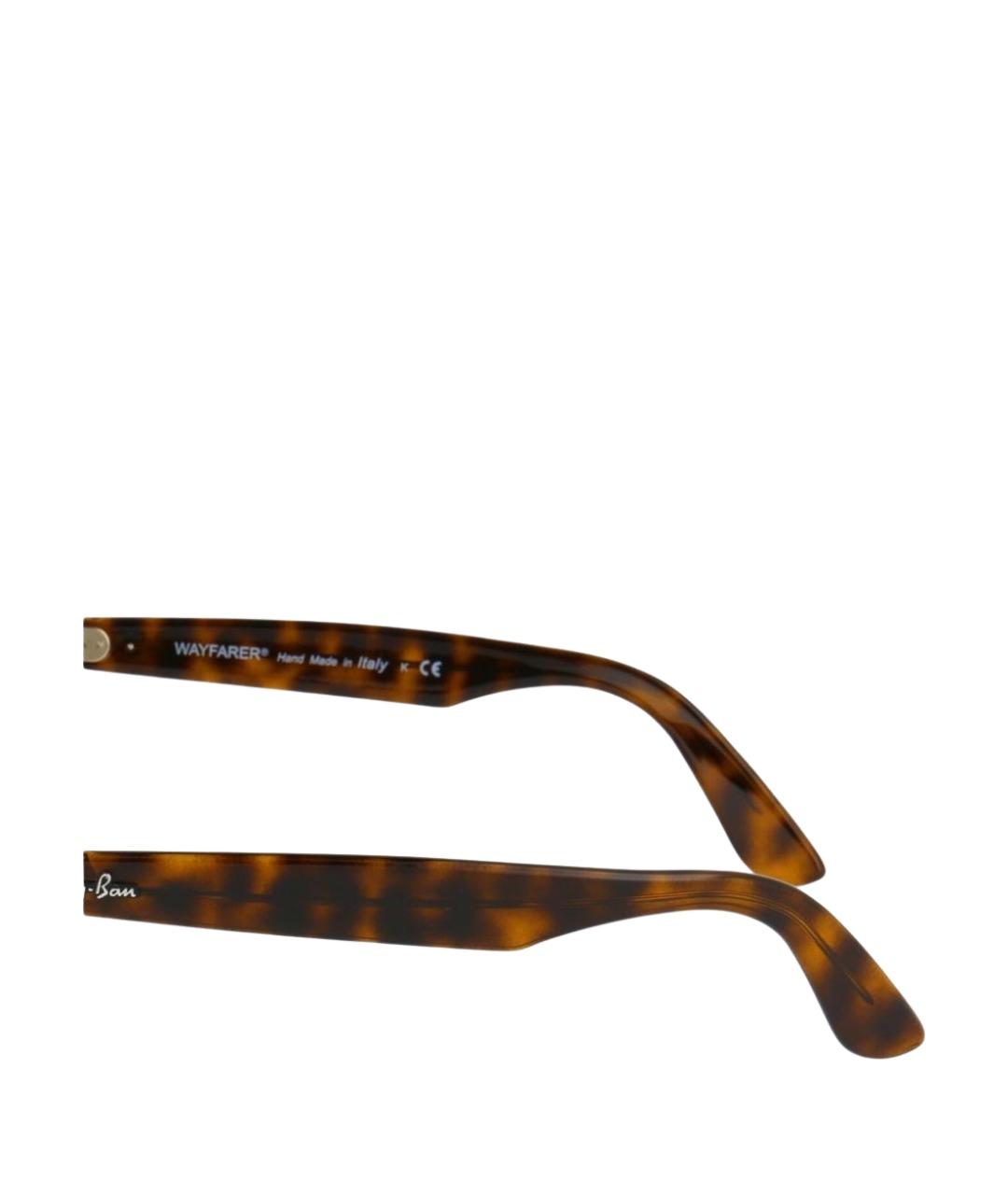 RAY BAN Коричневые солнцезащитные очки, фото 4