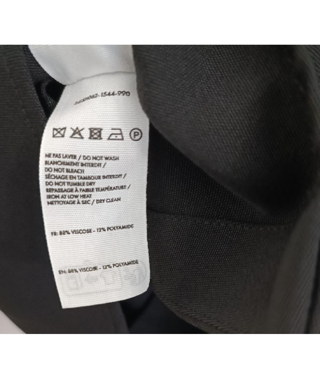 JACQUEMUS Черная вискозная рубашка, фото 4