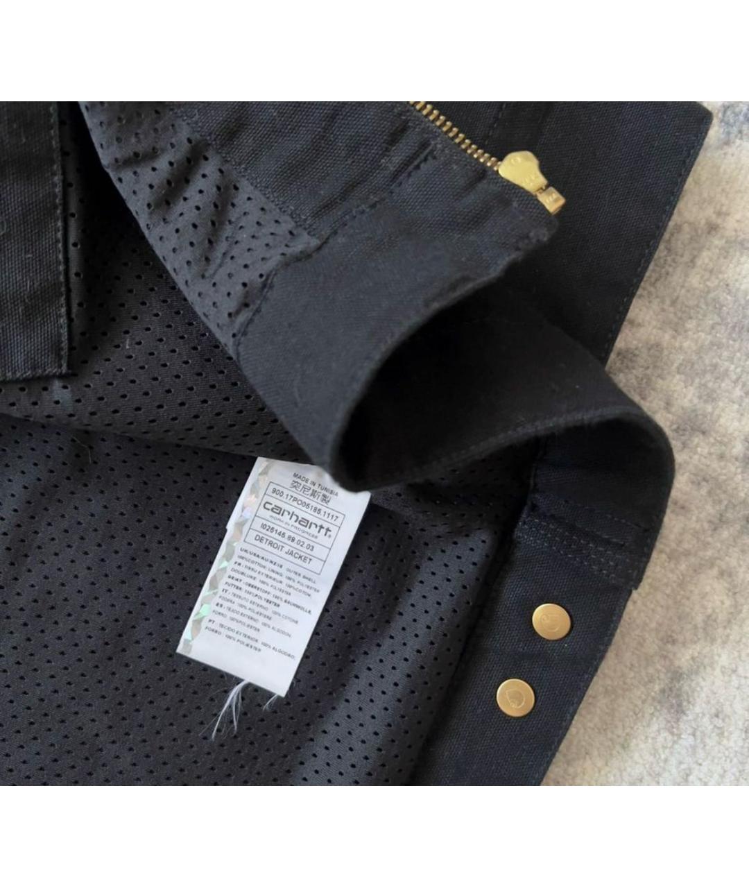 CARHARTT WIP Черная хлопковая куртка, фото 5