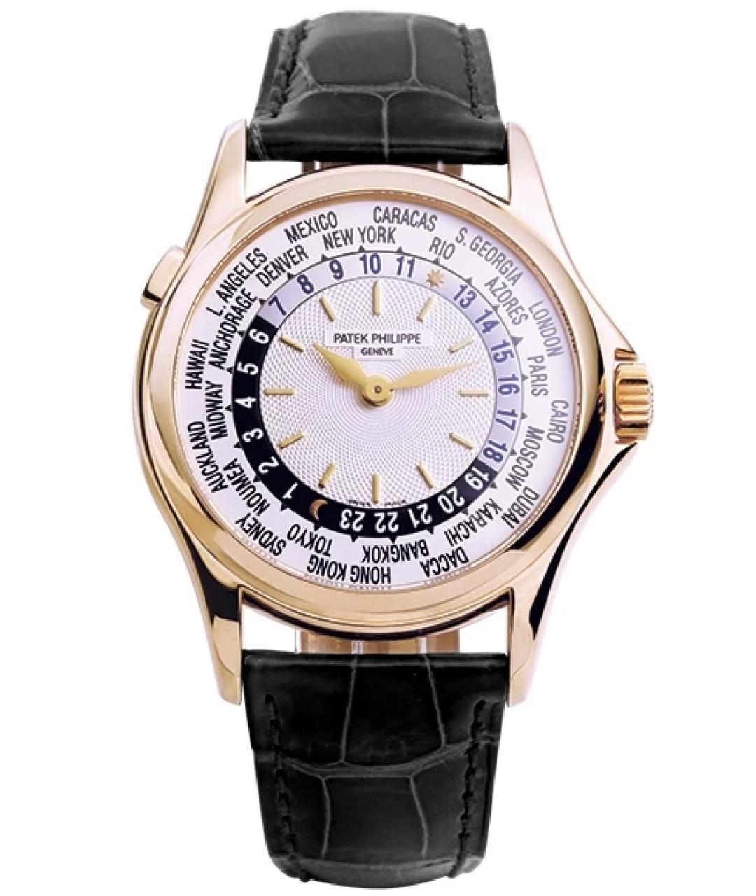 PATEK PHILIPPE Белые часы из желтого золота, фото 1
