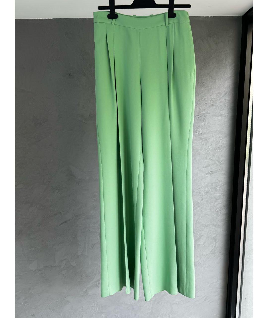 ERMANNO SCERVINO Зеленые вискозные брюки широкие, фото 2