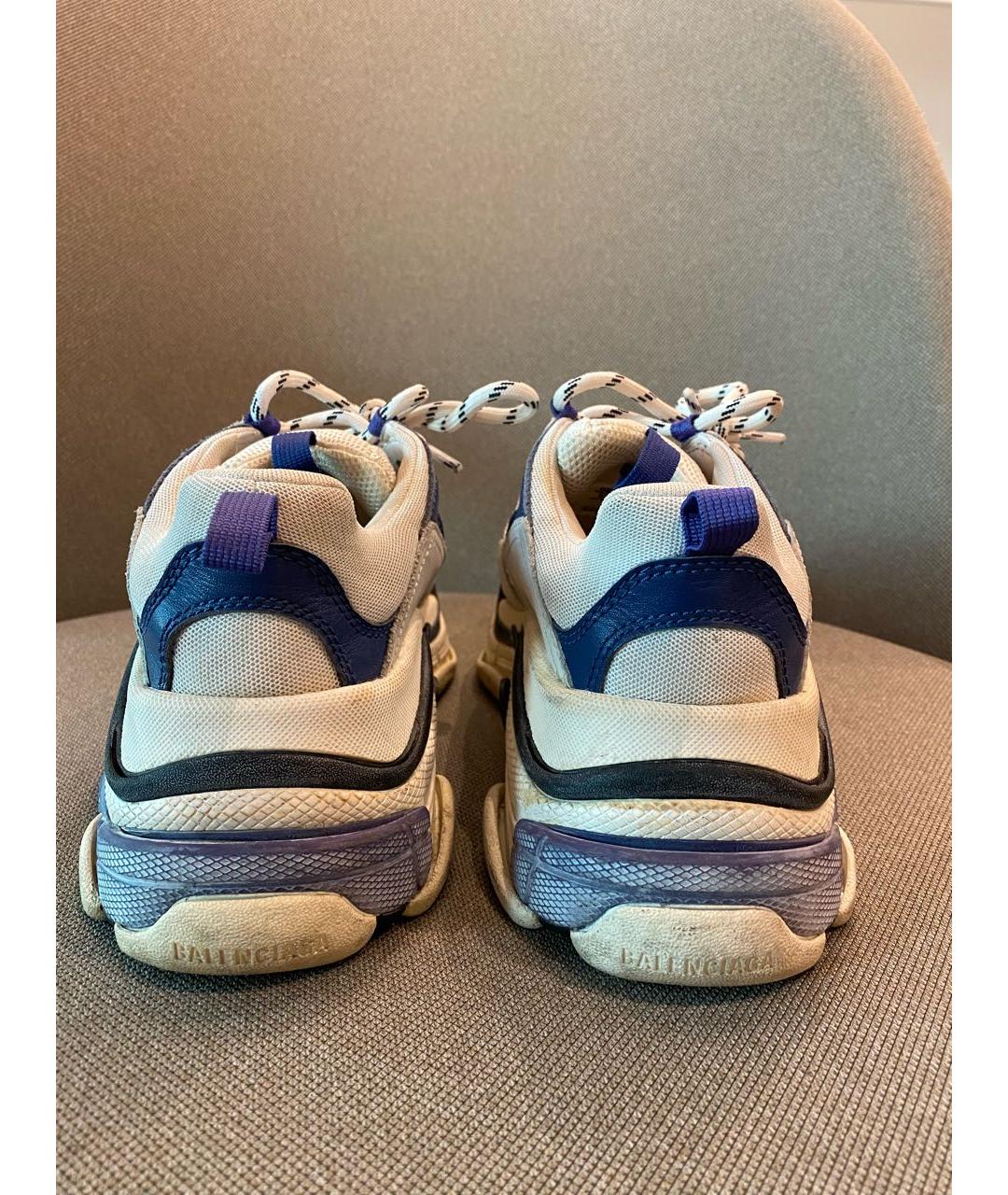 BALENCIAGA Серые текстильные кроссовки, фото 4