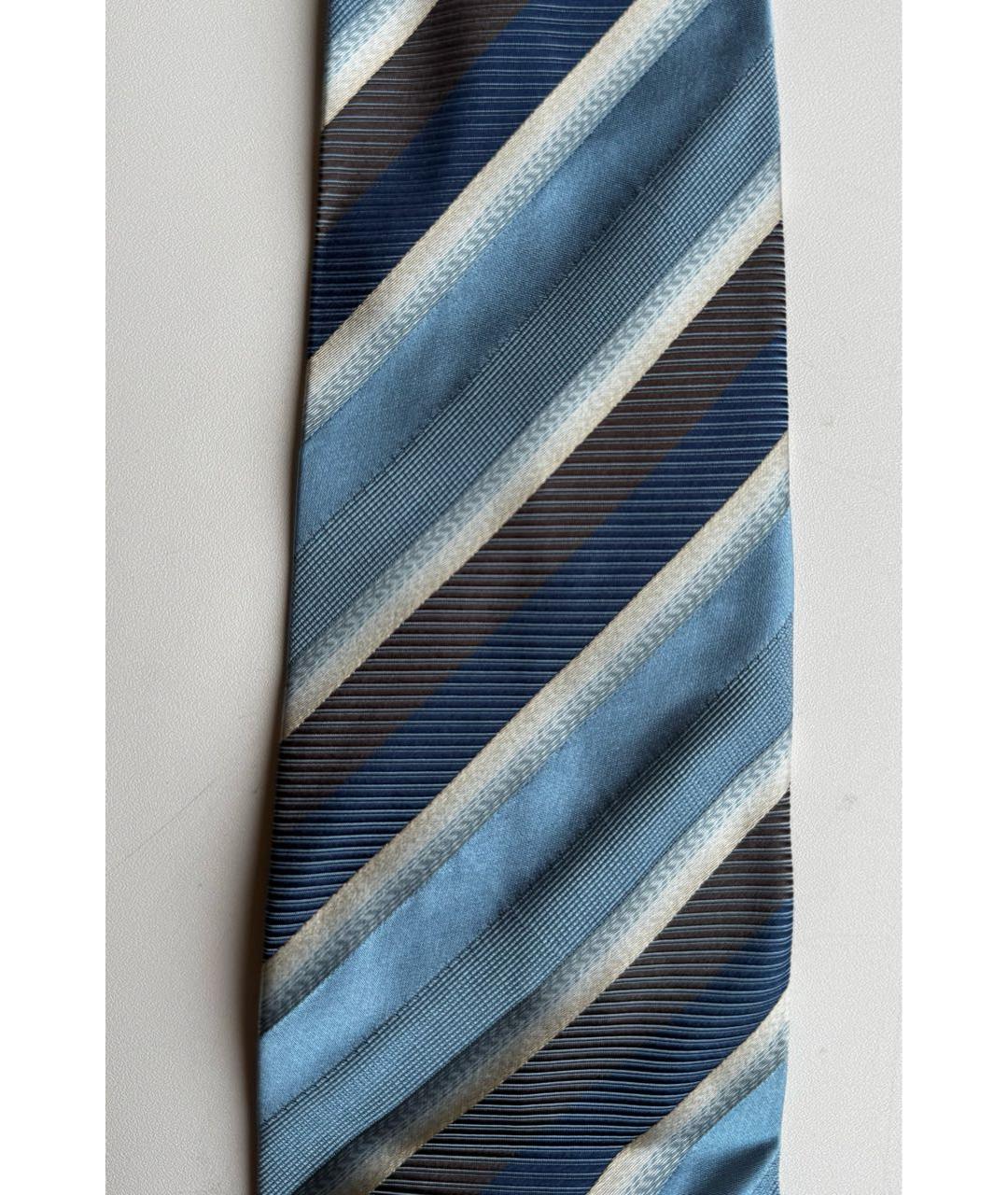 HUGO BOSS Синий шелковый галстук, фото 4