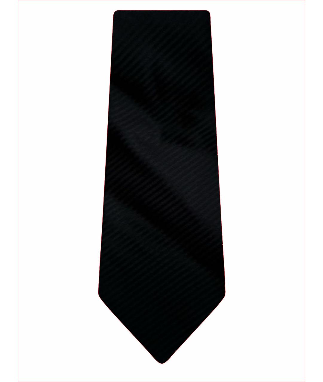 GIORGIO ARMANI Черный шелковый галстук, фото 5