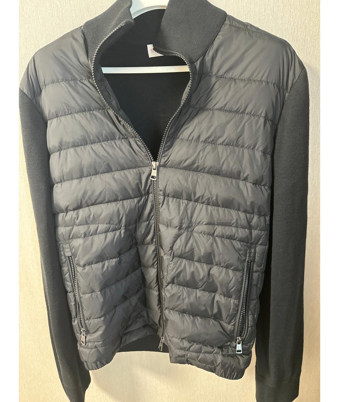 MONCLER Черная куртка, фото 4