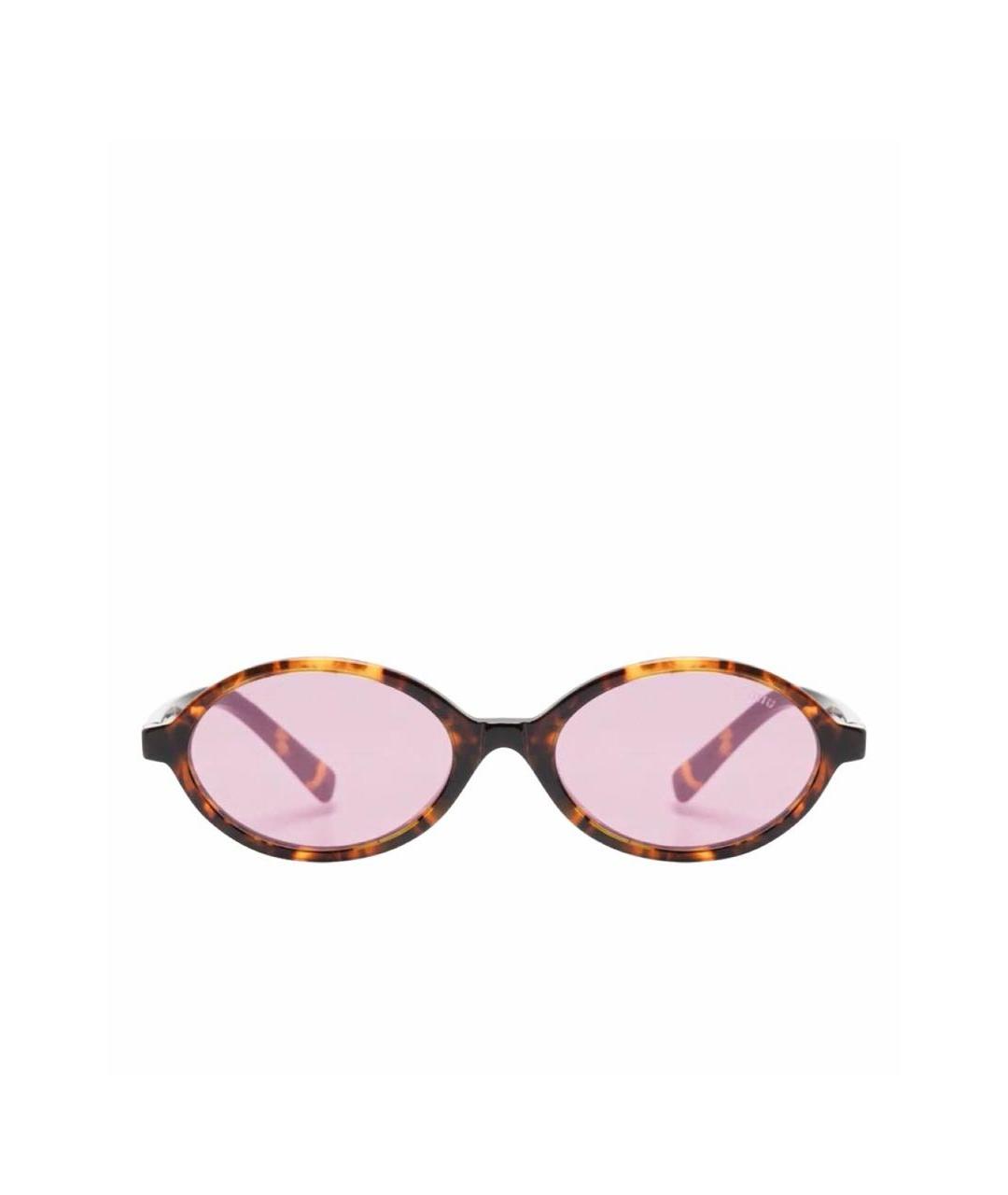MIU MIU Коричневые солнцезащитные очки, фото 1