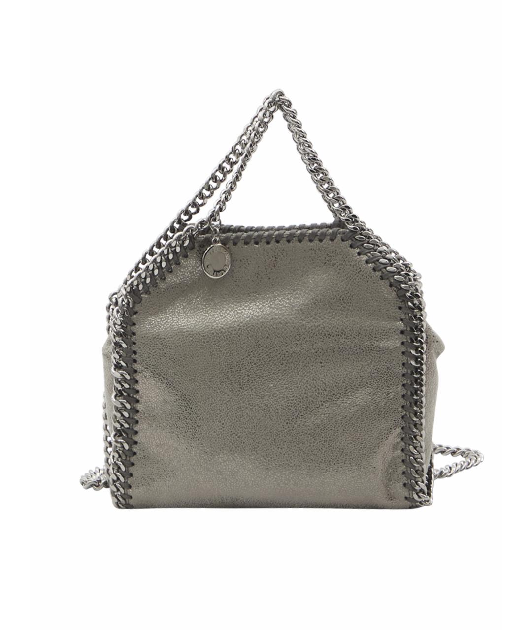 STELLA MCCARTNEY Серая синтетическая сумка тоут, фото 1