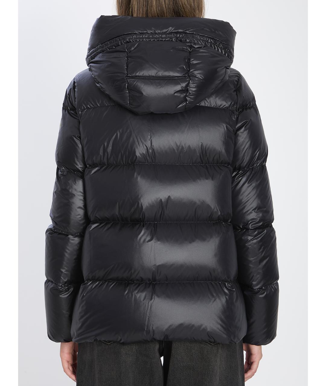 MONCLER Черная полиамидовая куртка, фото 5