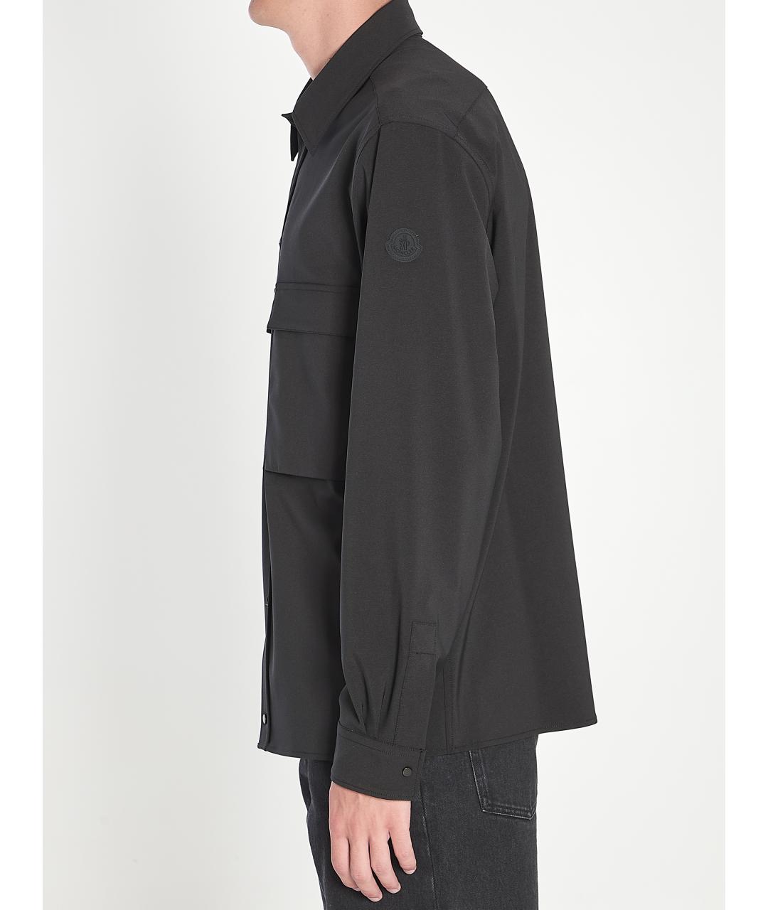 MONCLER Черная кэжуал рубашка, фото 3